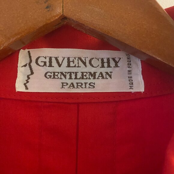 RARE VINTAGE 70S GIVENCHY GENTLEMAN SHIRT JACKET MADE IN FRANCE SIZE M/L - Picture 3 of 11